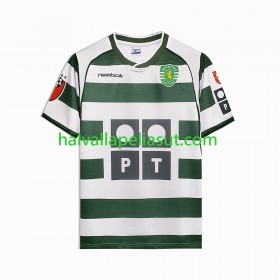 Jalkapallo Pelipaidat/Peliasut Sporting Clube de Portugali 2001-2003 Retro Kotipaita Lyhythihainen